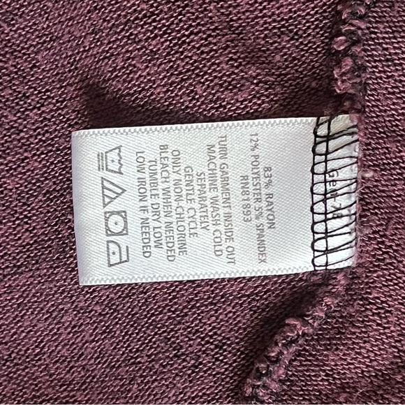 ANYBODY Dolman Long Sleeve Hoodie top!  Size M - Picture 8 of 8